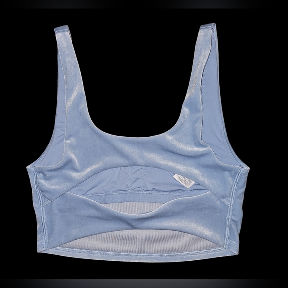 Athleta Womens Velvet Cut Out Crop A-C Size Small - Picture 9 of 13
